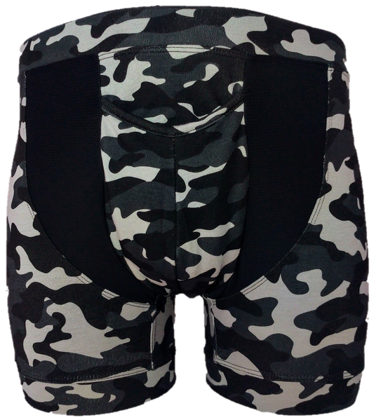 3CONFIDENT® Style - Black Camo - Vented Bamboo/Cotton/Spandex Mix